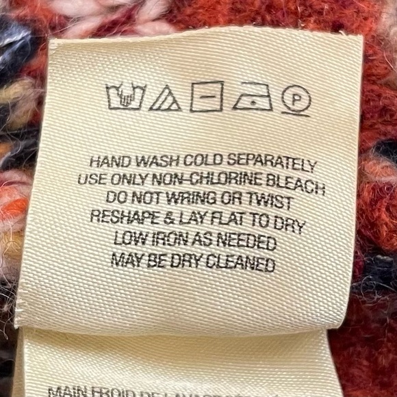 Anthropologie Knitted & Knotted Multi-colour Open Front Cardigan (XS) - Picture 15 of 16